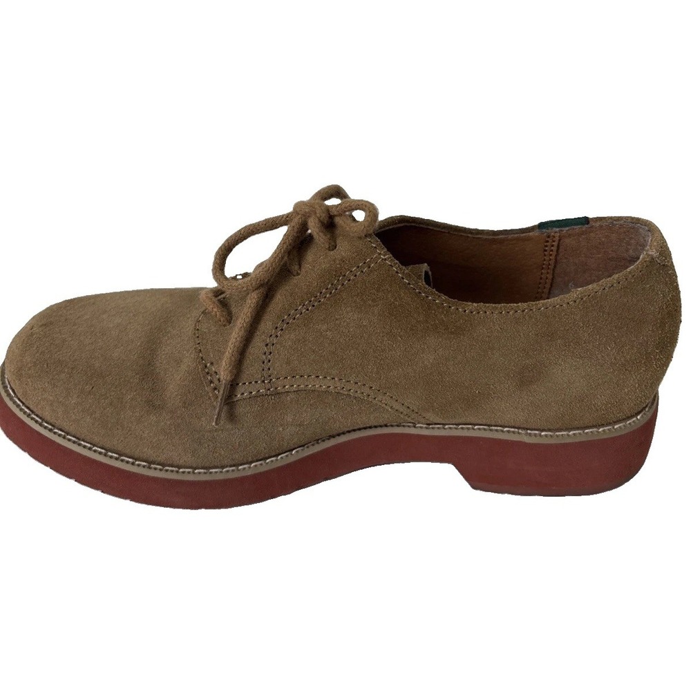 GH Bass Bucs Originals Derby Shoes Mens 6.5 Tan Suede Leather Oxford Classic - Picture 5 of 11